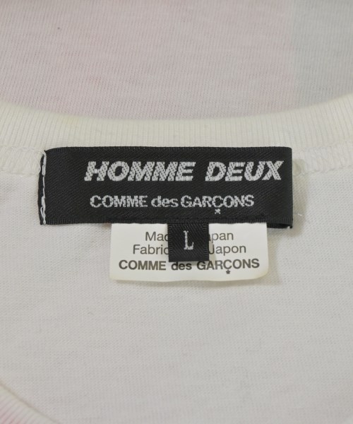 COMME des GARCONS HOMME DEUX（コムデギャルソンオムドゥ）Tシャツ・カットソー 白 サイズ:L メンズ/2200675584067