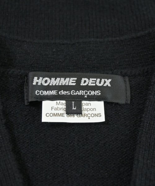 COMME des GARCONS HOMME DEUX（コムデギャルソンオムドゥ）カーディガン 黒 サイズ:L メンズ/2200675741026