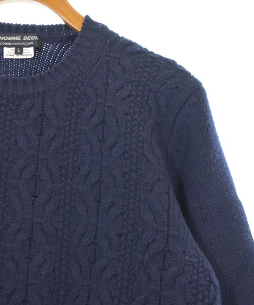 COMME des GARCONS HOMME DEUX（コムデギャルソンオムドゥ）ニット・セーター 紺 サイズ:L メンズ/2200675741040
