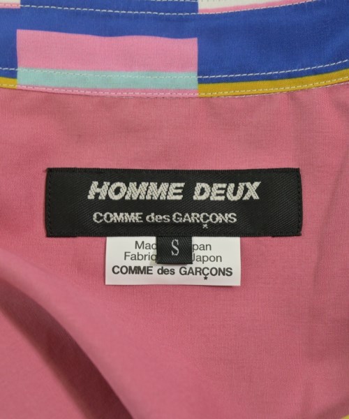 COMME des GARCONS HOMME DEUX（コムデギャルソンオムドゥ）カジュアルシャツ ピンク サイズ:S メンズ/2200675597081