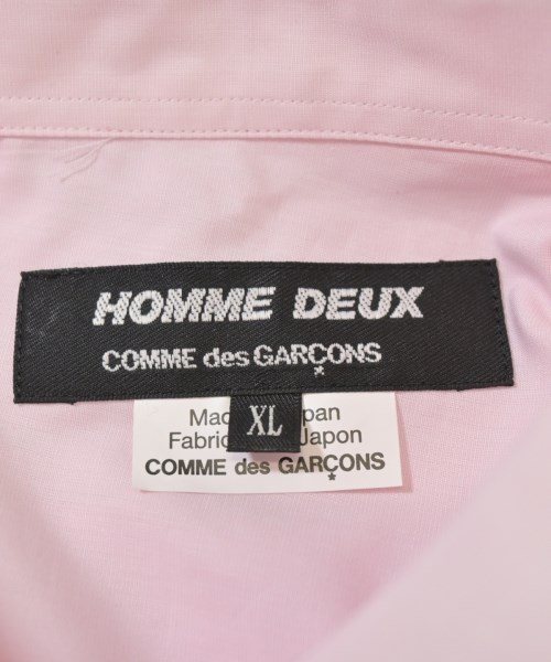 COMME des GARCONS HOMME DEUX（コムデギャルソンオムドゥ）カジュアルシャツ ピンク サイズ:XL メンズ/2200676417029