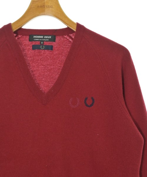 COMME des GARCONS HOMME DEUX（コムデギャルソンオムドゥ）ニット・セーター 赤 サイズ:M メンズ/2200675703093