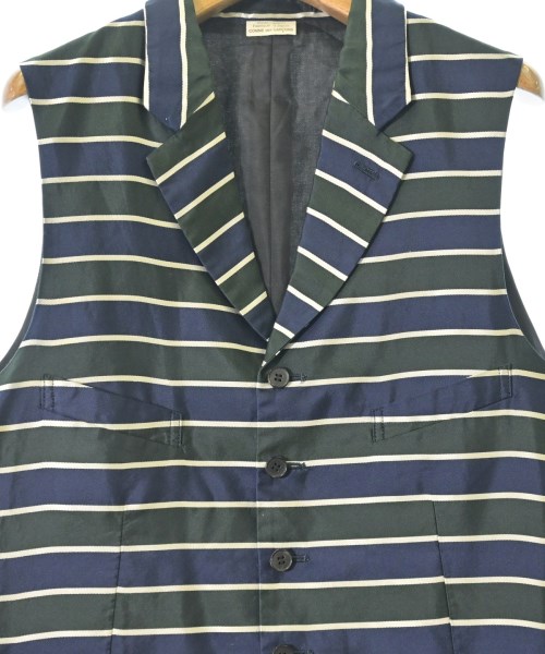 COMME des GARCONS HOMME DEUX（コムデギャルソンオムドゥ）ベスト 紺 サイズ:L メンズ/2200675703161