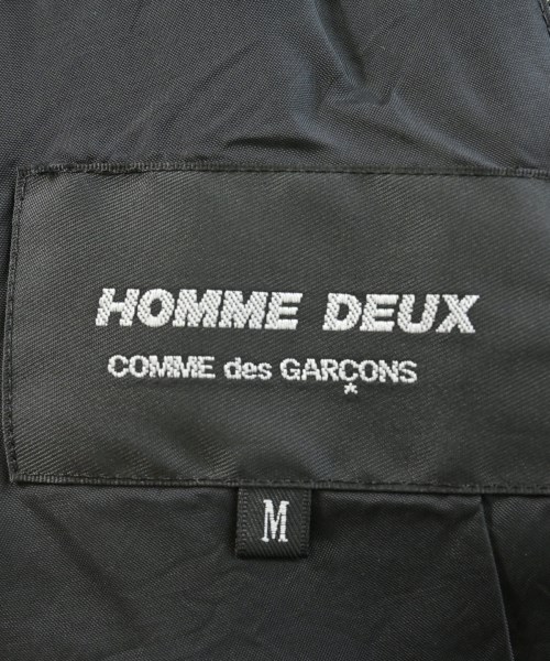 COMME des GARCONS HOMME DEUX（コムデギャルソンオムドゥ）カジュアルジャケット 黒 サイズ:M メンズ/2200675703239