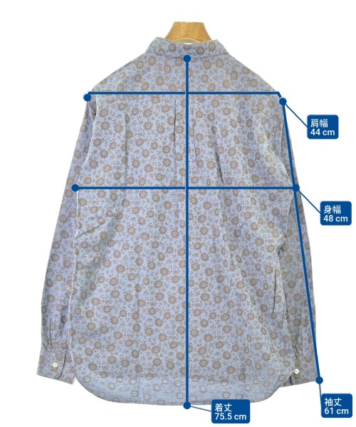 COMME des GARCONS HOMME DEUX（コムデギャルソンオムドゥ）カジュアルシャツ 青 サイズ:M メンズ/2200675703291