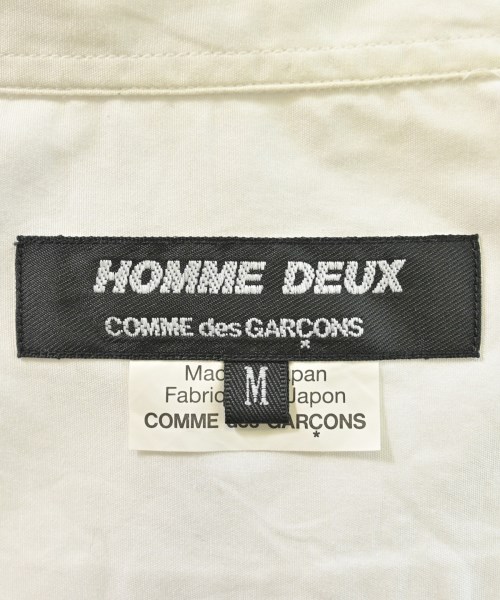 COMME des GARCONS HOMME DEUX（コムデギャルソンオムドゥ）カジュアルシャツ 白 サイズ:M メンズ/2200675703338
