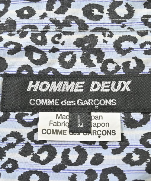 COMME des GARCONS HOMME DEUX（コムデギャルソンオムドゥ）カジュアルシャツ 青 サイズ:L メンズ/2200675703369