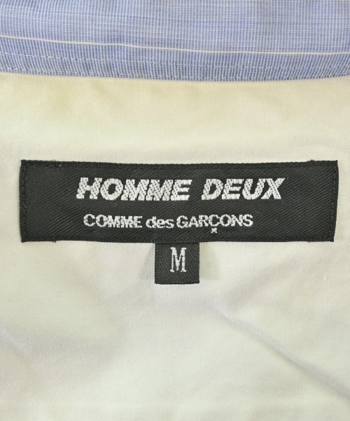 COMME des GARCONS HOMME DEUX（コムデギャルソンオムドゥ）カジュアルシャツ 青 サイズ:M メンズ/2200675703376
