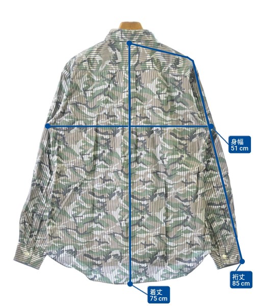 COMME des GARCONS HOMME DEUX（コムデギャルソンオムドゥ）カジュアルシャツ 白 サイズ:M メンズ/2200675703390