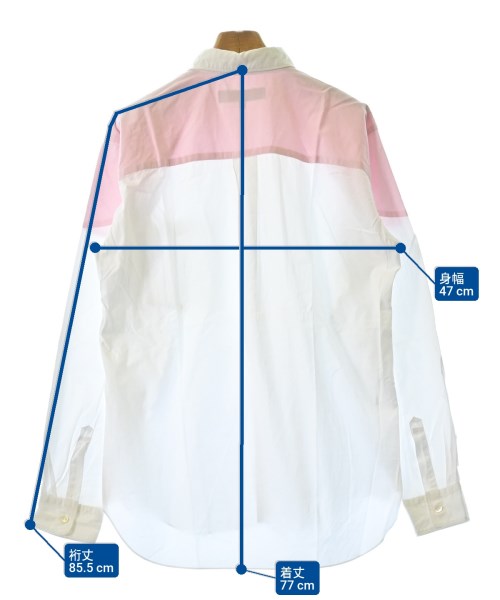 COMME des GARCONS HOMME DEUX（コムデギャルソンオムドゥ）カジュアルシャツ 白 サイズ:M メンズ/2200675703444