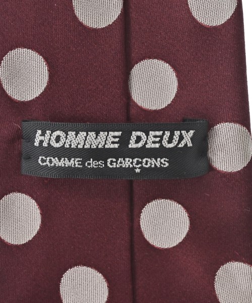 COMME des GARCONS HOMME DEUX（コムデギャルソンオムドゥ）ネクタイ 赤 サイズ:- メンズ/2200677092034