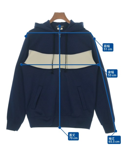 COMME des GARCONS HOMME DEUX（コムデギャルソンオムドゥ）パーカー 紺 サイズ:L メンズ/2200677097015
