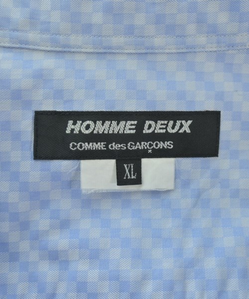 COMME des GARCONS HOMME DEUX（コムデギャルソンオムドゥ）カジュアルシャツ 青 サイズ:XL メンズ/2200677097022