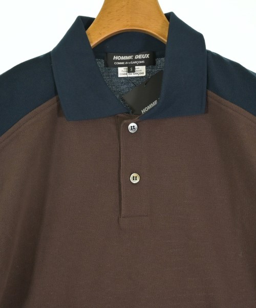 COMME des GARCONS HOMME DEUX（コムデギャルソンオムドゥ）ポロシャツ 茶 サイズ:S メンズ/2200675393010