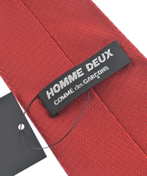 COMME des GARCONS HOMME DEUX（コムデギャルソンオムドゥ）ネクタイ 赤 サイズ:- メンズ/2200678096369
