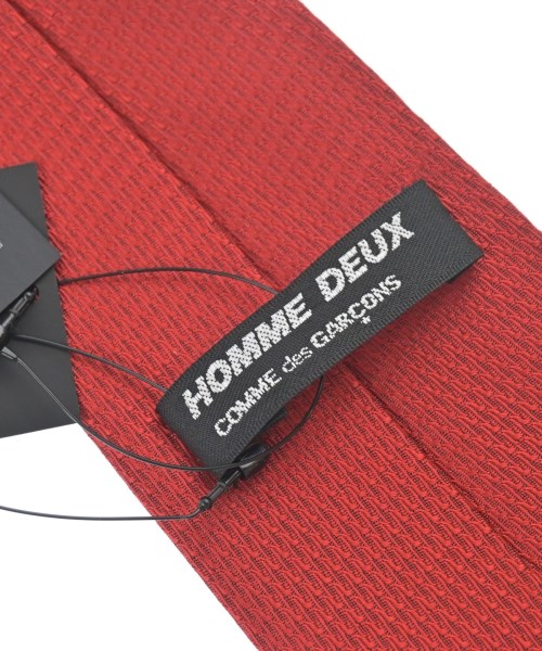 COMME des GARCONS HOMME DEUX（コムデギャルソンオムドゥ）ネクタイ 赤 サイズ:- メンズ/2200678096376