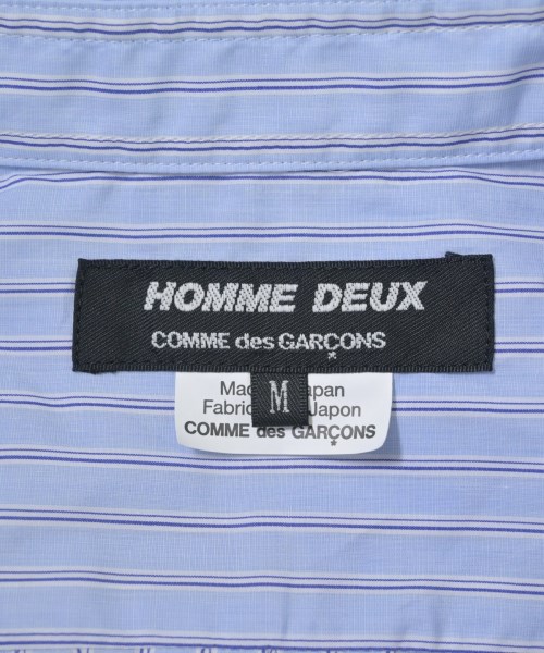 COMME des GARCONS HOMME DEUX（コムデギャルソンオムドゥ）カジュアルシャツ 青 サイズ:M メンズ/2200678396087