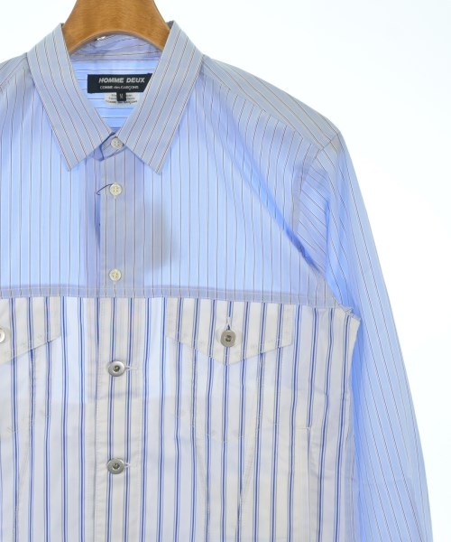 COMME des GARCONS HOMME DEUX（コムデギャルソンオムドゥ）カジュアルシャツ 青 サイズ:M メンズ/2200678396087