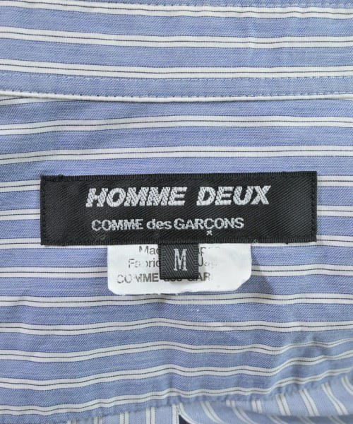 COMME des GARCONS HOMME DEUX（コムデギャルソンオムドゥ）カジュアルシャツ 青 サイズ:M メンズ/2200677962283