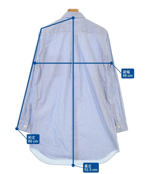 COMME des GARCONS HOMME DEUX（コムデギャルソンオムドゥ）カジュアルシャツ 青 サイズ:M メンズ/2200677962283