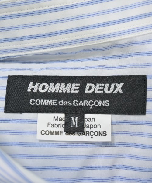 COMME des GARCONS HOMME DEUX（コムデギャルソンオムドゥ）カジュアルシャツ 白 サイズ:M メンズ/2200678439050