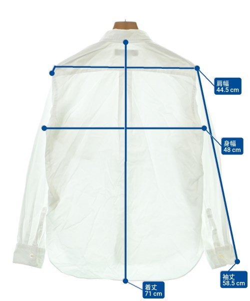 COMME des GARCONS HOMME DEUX（コムデギャルソンオムドゥ）カジュアルシャツ 白 サイズ:S メンズ/2200678545027