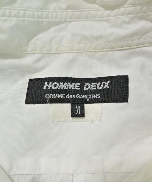 COMME des GARCONS HOMME DEUX（コムデギャルソンオムドゥ）カジュアルシャツ 白 サイズ:M メンズ/2200678545034