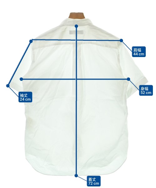 COMME des GARCONS HOMME DEUX（コムデギャルソンオムドゥ）カジュアルシャツ 白 サイズ:M メンズ/2200678545034