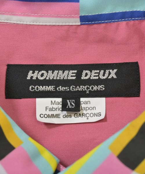 COMME des GARCONS HOMME DEUX（コムデギャルソンオムドゥ）カジュアルシャツ ピンク サイズ:XS メンズ/2200678583074