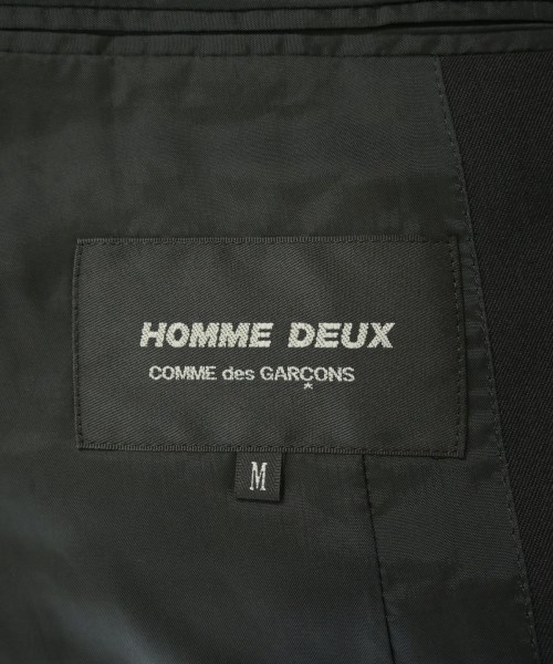 COMME des GARCONS HOMME DEUX（コムデギャルソンオムドゥ）カジュアルジャケット 黒 サイズ:M メンズ/2200678728017