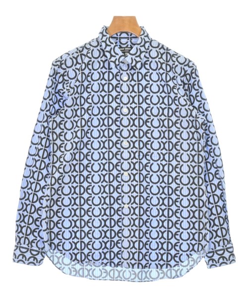 COMME des GARCONS HOMME DEUX(コムデギャルソンオムドゥ)カジュアルシャツ 青 サイズ:M/2200678446010