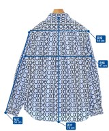 COMME des GARCONS HOMME DEUX（コムデギャルソンオムドゥ）カジュアルシャツ 青 サイズ:M メンズ/2200678446010