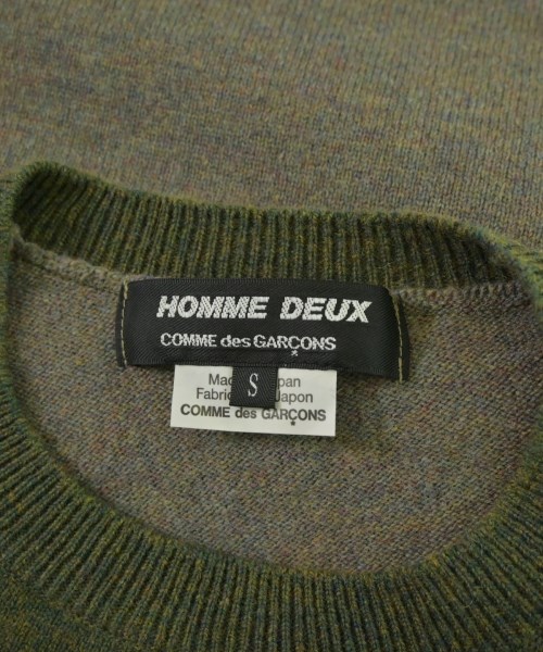 COMME des GARCONS HOMME DEUX（コムデギャルソンオムドゥ）ニット・セーター カーキ サイズ:S メンズ/2200678930021