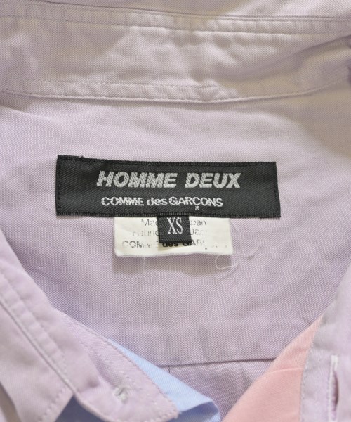COMME des GARCONS HOMME DEUX（コムデギャルソンオムドゥ）カジュアルシャツ ピンク サイズ:XS メンズ/2200678930045