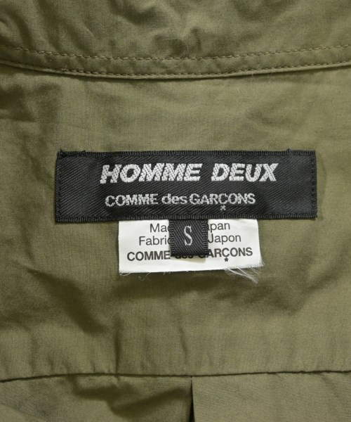 COMME des GARCONS HOMME DEUX（コムデギャルソンオムドゥ）カジュアルシャツ カーキ サイズ:S メンズ/2200678930069