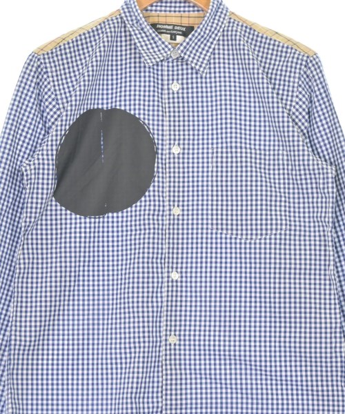 COMME des GARCONS HOMME DEUX（コムデギャルソンオムドゥ）カジュアルシャツ 紺 サイズ:S メンズ/2200678930076
