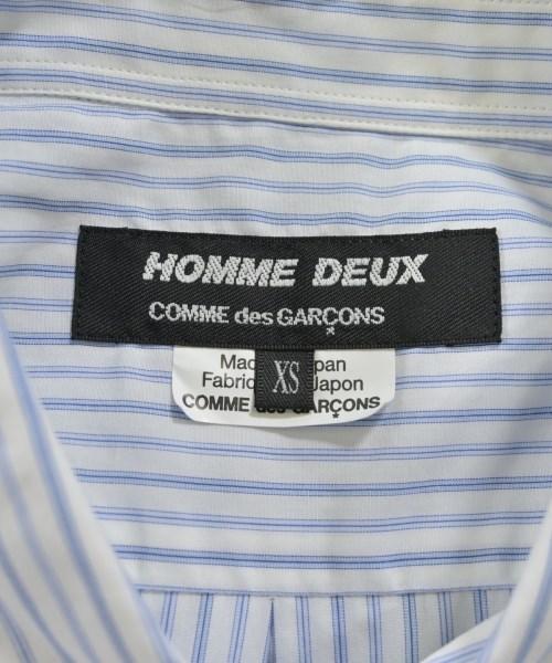 COMME des GARCONS HOMME DEUX（コムデギャルソンオムドゥ）カジュアルシャツ 青 サイズ:XS メンズ/2200679015048