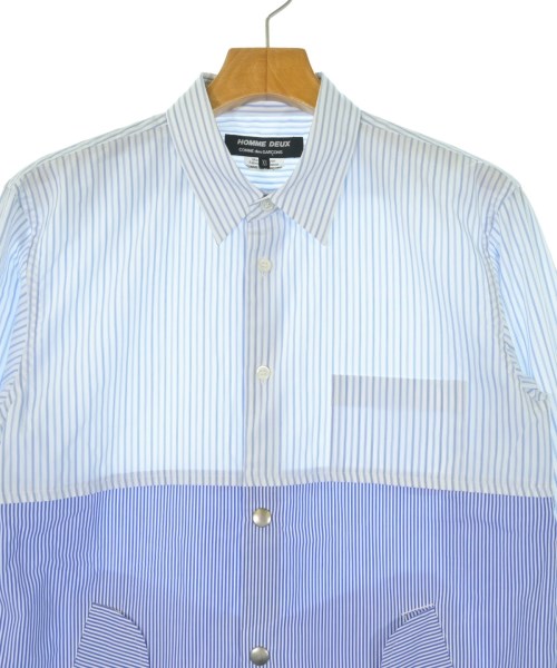 COMME des GARCONS HOMME DEUX（コムデギャルソンオムドゥ）カジュアルシャツ 青 サイズ:XS メンズ/2200679015048