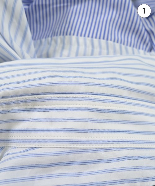 COMME des GARCONS HOMME DEUX（コムデギャルソンオムドゥ）カジュアルシャツ 青 サイズ:XS メンズ/2200679015048