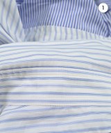 COMME des GARCONS HOMME DEUX（コムデギャルソンオムドゥ）カジュアルシャツ 青 サイズ:XS メンズ/2200679015048