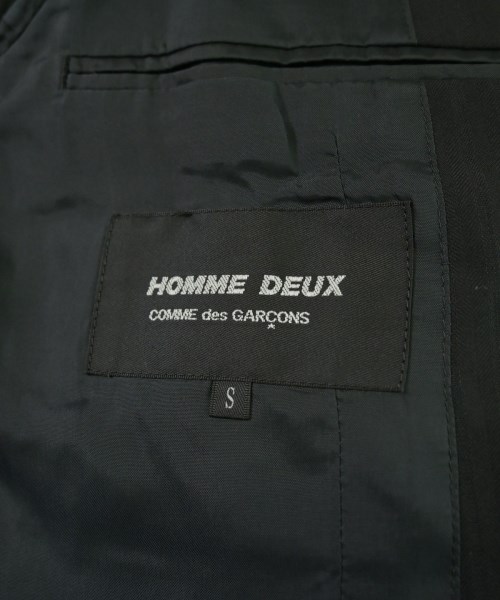 COMME des GARCONS HOMME DEUX（コムデギャルソンオムドゥ）テーラードジャケット 黒 サイズ:S メンズ/2200679529019