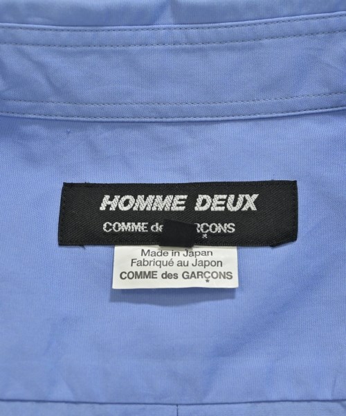 COMME des GARCONS HOMME DEUX（コムデギャルソンオムドゥ）カジュアルシャツ 青 サイズ:M メンズ/2200679587354