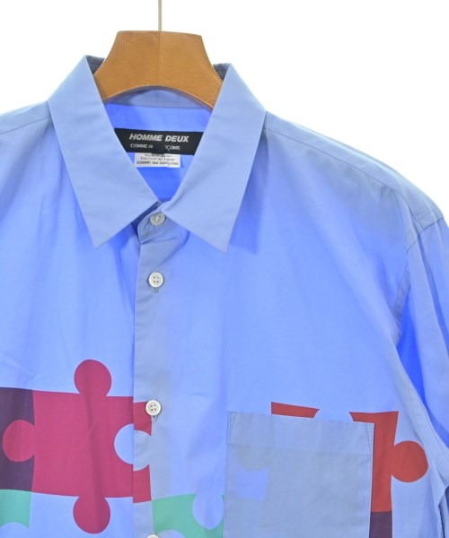 COMME des GARCONS HOMME DEUX（コムデギャルソンオムドゥ）カジュアルシャツ 青 サイズ:M メンズ/2200679587354