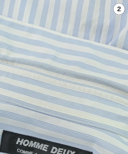 COMME des GARCONS HOMME DEUX（コムデギャルソンオムドゥ）カジュアルシャツ 白 サイズ:M メンズ/2200680481023