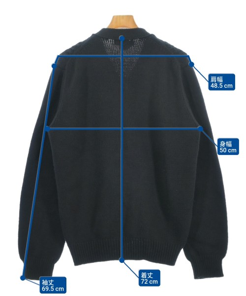 COMME des GARCONS HOMME DEUX（コムデギャルソンオムドゥ）カーディガン 黒 サイズ:L メンズ/2200674710535