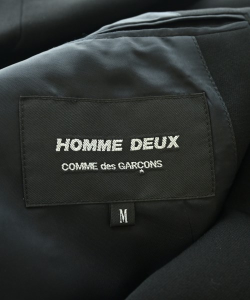 COMME des GARCONS HOMME DEUX（コムデギャルソンオムドゥ）カジュアルジャケット 黒 サイズ:M メンズ/2200680084125