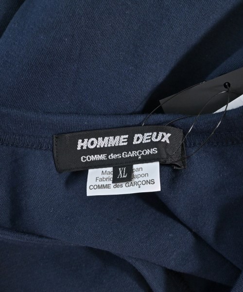 COMME des GARCONS HOMME DEUX（コムデギャルソンオムドゥ）Tシャツ・カットソー 紺 サイズ:XL メンズ/2200680084194