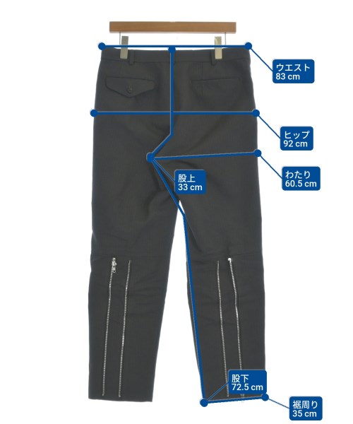 COMME des GARCONS HOMME DEUX（コムデギャルソンオムドゥ）スラックス 茶 サイズ:M メンズ/2200682161046