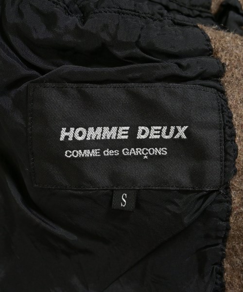 COMME des GARCONS HOMME DEUX（コムデギャルソンオムドゥ）テーラードジャケット 茶 サイズ:S メンズ/2200691552019