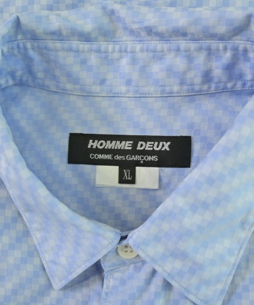 COMME des GARCONS HOMME DEUX（コムデギャルソンオムドゥ）カジュアルシャツ 青 サイズ:XL メンズ/2200691875095